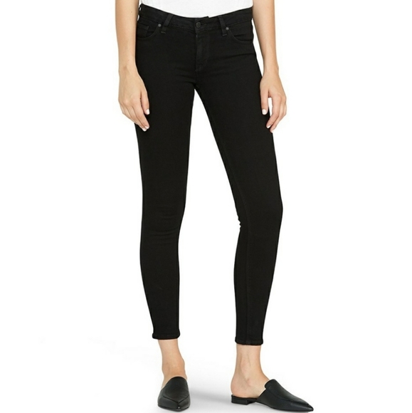 Hudson Jeans Denim - Hudson Krista Super Skinny Ankle Denim Jeans Black